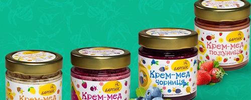 Дизайн этикетки для крем-меда